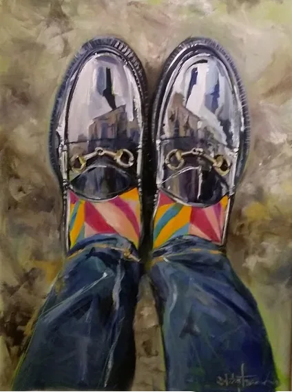 Nelle mie scarpe scarpe, full artwork