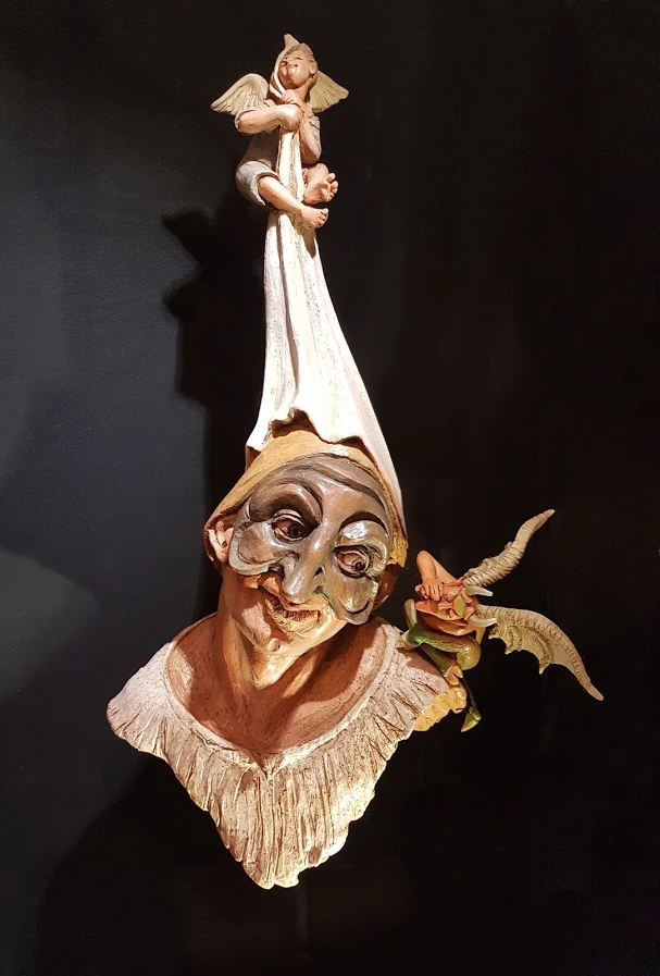 La scelta, sculpture by Salvatore Troiano